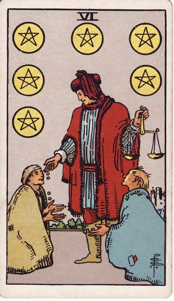 펜타클 6 (Six of Pentacles)